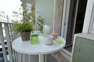 Balkón nebo terasa v ubytování Myricae