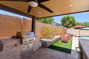 Gril dostupný pro hosty v prázdninového domu