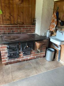 Una cocina o cocineta en Flatscherkaser Heutal