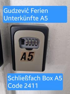 a thermostat with the number on it at Gudzevic FU A 4 in Gloggnitz