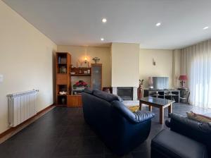 Χώρος καθιστικού στο Machados Beach House