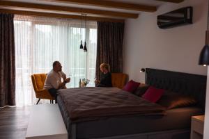 Posezení v ubytování Apartmány VÍNO HRUŠKA Pardubice
