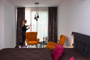 Posezení v ubytování Apartmány VÍNO HRUŠKA Pardubice
