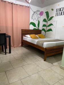 Hostal Síndigo客房内的一张或多张床位
