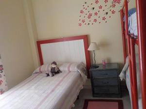 Posteľ alebo postele v izbe v ubytovaní Apartamento Islantilla + 19 fotografií