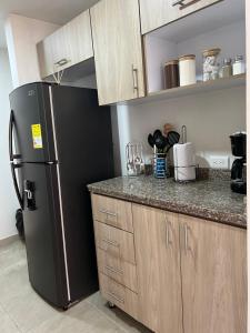 Η κουζίνα ή μικρή κουζίνα στο Carretera a los Nevados y Termales