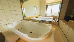 富良野ホテル Furano Hotel的一间浴室