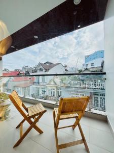 Balkón nebo terasa v ubytování Sam House