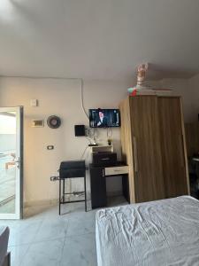 TV a/nebo společenská místnost v ubytování Tiba view Hurghada