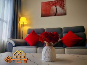 Χώρος καθιστικού στο Arena Residence KLIA FREE WIFI by Golden Gates