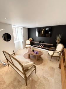 Χώρος καθιστικού στο Duplex cosy 2 chambres