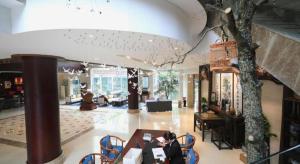 Χώρος καθιστικού στο Huangshan Shuguang Yusong Hotel