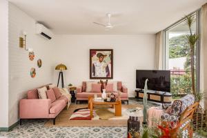 Μια τηλεόραση ή/και κέντρο ψυχαγωγίας στο La Agueda Estate