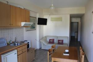 Кухня или мини-кухня в El Greco Apartments
