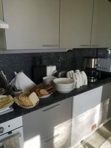 Kuchyň nebo kuchyňský kout v ubytování Academy Hotel Kemijärvi