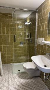 Koupelna v ubytování Haus Schanzenblick Gästezimmer 7 mit Bad und Terrasse