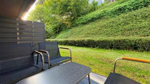 Zahrada ubytování Haus Schanzenblick Gästezimmer 7 mit Bad und Terrasse