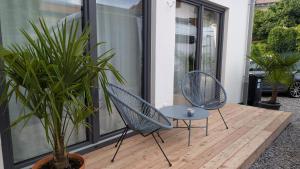 Zahrada ubytování Ferienwohnung Stern mit Terrasse