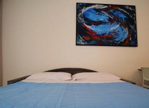 Giường trong phòng chung tại Venezia-Mestre Elite apartment BrosA