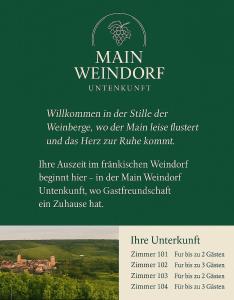 Fotografie z fotogalerie ubytování Main Weindorf Unterkunft v destinaci Sulzfeld am Main