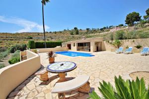 Bazén v ubytování Santa Ana - pretty holiday property with garden and private pool in Benissa nebo v jeho okolí + 21 fotografií