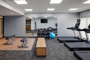 Fitness centrum a/nebo fitness zařízení v ubytování Fairfield Inn by Marriott Atlantic City Absecon