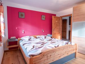 Postel nebo postele na pokoji v ubytování Ferienwohnung Inge