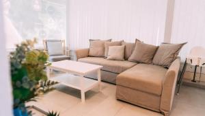 Χώρος καθιστικού στο Apartment Eralda in the Heart of Kandersteg