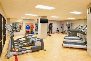 Fitness centrum a/nebo fitness zařízení v ubytování Sheraton Lisle Naperville Hotel