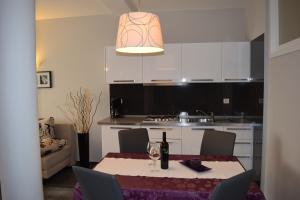 Kuchyň nebo kuchyňský kout v ubytování Apartments Nevenka