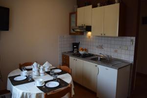 Kuchyň nebo kuchyňský kout v ubytování Apartments Nevenka