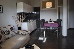 Kuchyň nebo kuchyňský kout v ubytování Apartments Nevenka