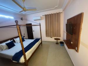 Postel nebo postele na pokoji v ubytování Hotel D7