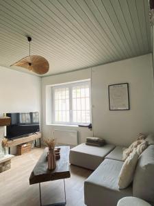 Χώρος καθιστικού στο Grande Maison en Pierre