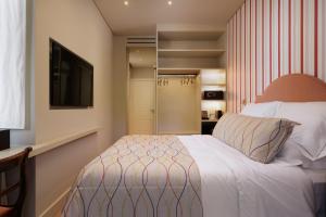 Letto o letti in una camera di Albergo Botti