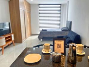 Posezení v ubytování MONOAMBIENTES RESIDENCIALES en TARIJA