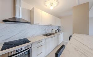 Η κουζίνα ή μικρή κουζίνα στο Appartement tout confort à Nancy +7 φωτογραφίες