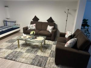 Posezení v ubytování Ferienwohnung Princesa