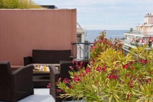 Balkón nebo terasa v ubytování Best Western Astoria