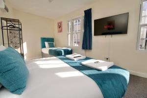 Voodi või voodid majutusasutuse Belgrade Lodge Studio 2 - Netflix, WiFi, City Centre Gem toas +9 fotot