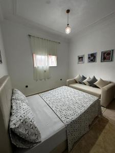 Postel nebo postele na pokoji v ubytování Beautiful Apartment in Tangier
