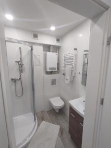 Koupelna v ubytování Apartament w pobliżu plaży + 4 fotografie