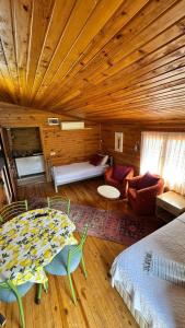 Posezení v ubytování Turkuaz Bungalows