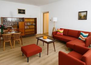 Posezení v ubytování Apartment Rožnov - Rožnov pod Radhoštěm
