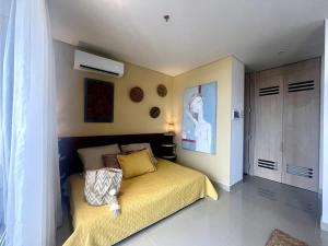 Voodi või voodid majutusasutuse Nuevo Apartaestudio en frente de la marina toas