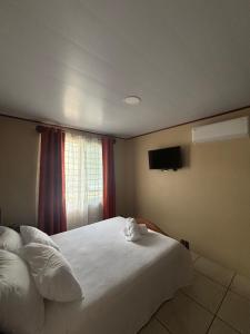 Postel nebo postele na pokoji v ubytování Hotel Nativo Arenal