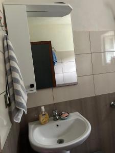 Koupelna v ubytování Guesthouse Prebibaj