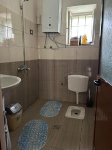 Koupelna v ubytování Guesthouse Prebibaj