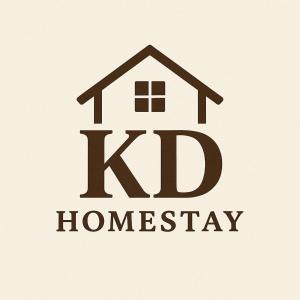 a house logo with the words kd homesay at KD Homestay in Guwahati