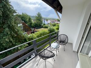 Μπαλκόνι ή βεράντα στο Grafen Apartment Hallermunt